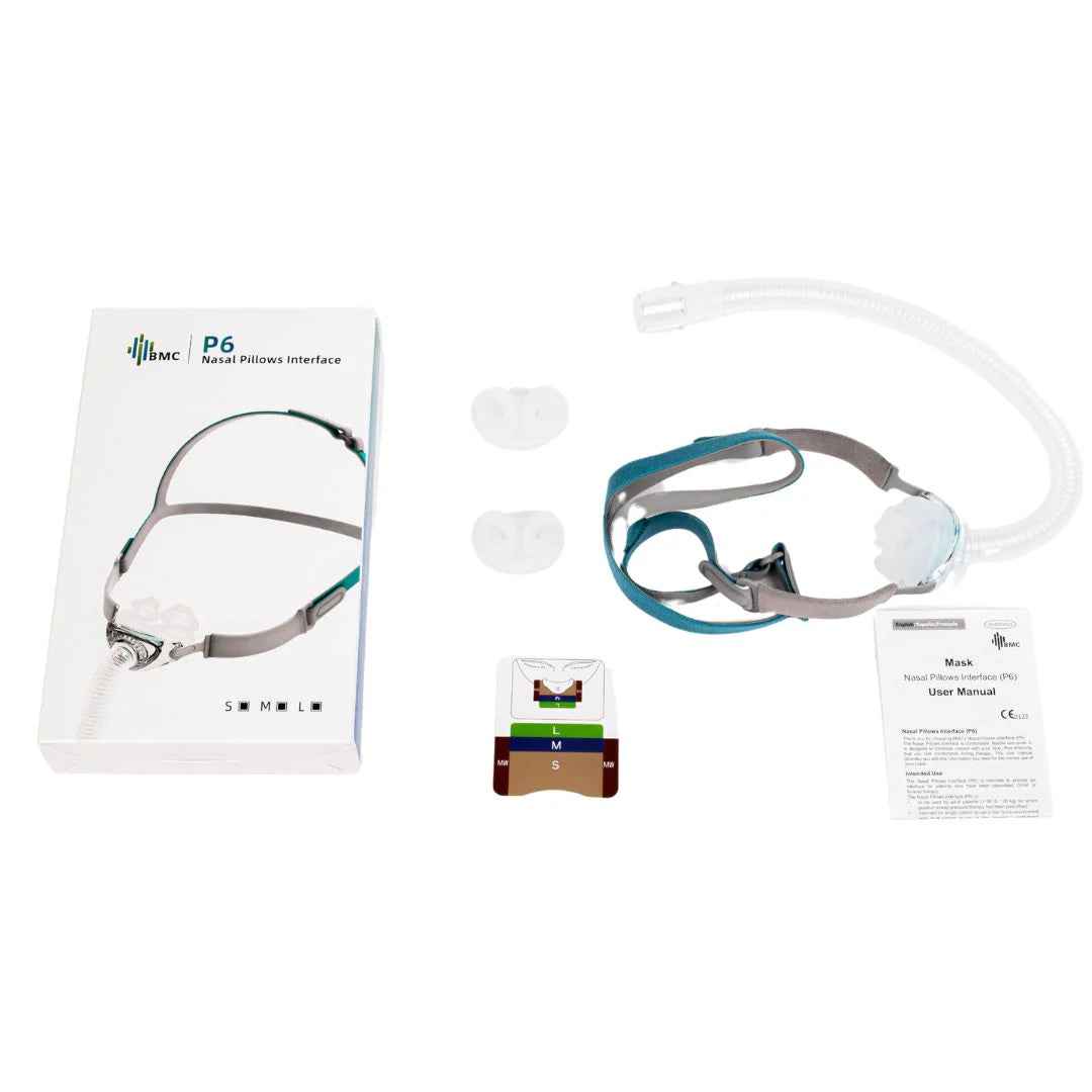 P6 Nasal Pillows SK – Includes Small, Medium and Large Cushions 